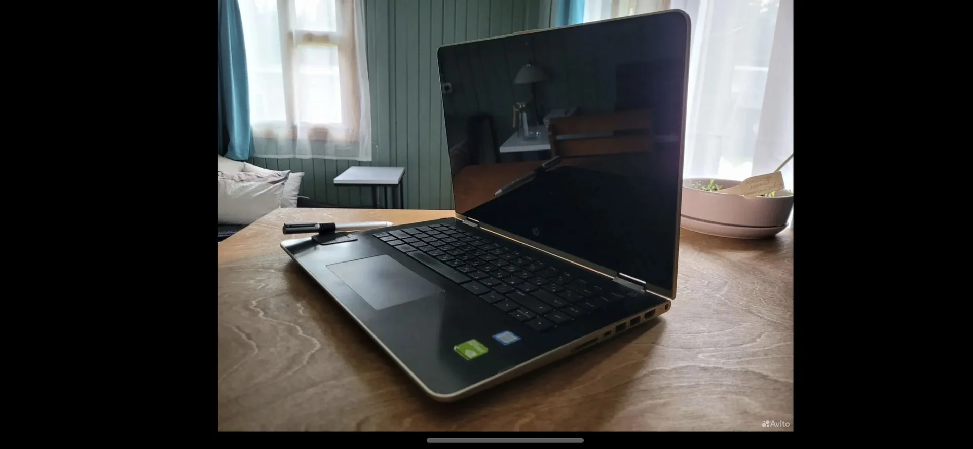 Ноутбук-планшет hp, сенсорный, Windows - миниатюра 2
