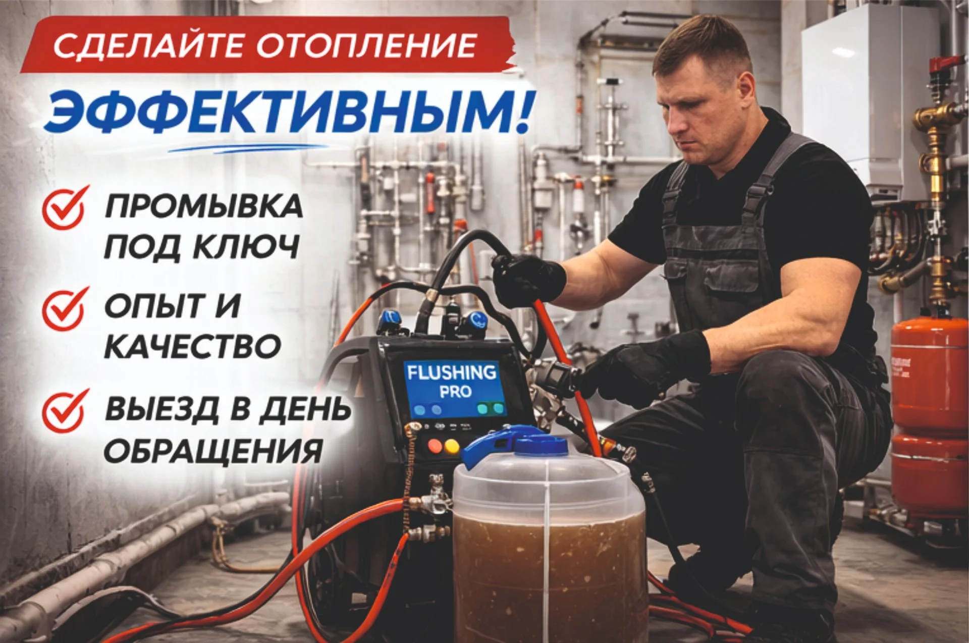 Промывка системы отопления - изображение 1