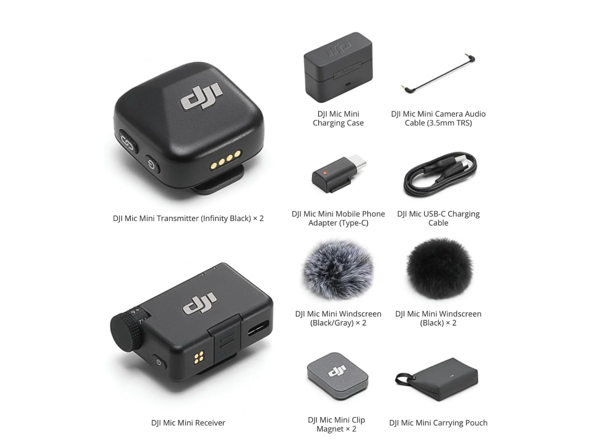 Микрофоны DJI Mic Mini (2 шт.+приёмник) - миниатюра 5