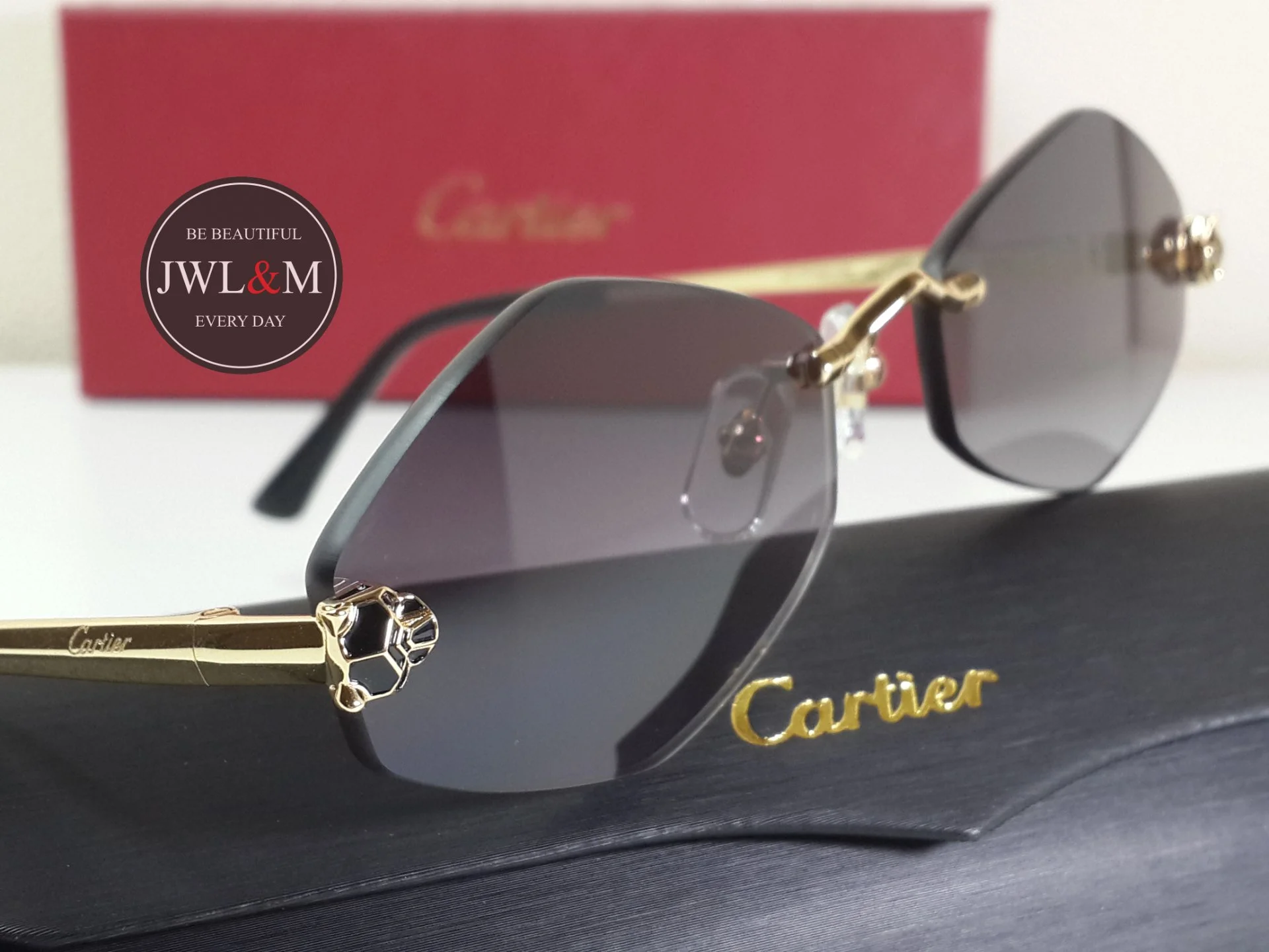 Солнцезащитные очки Cartier Panthere - миниатюра 3