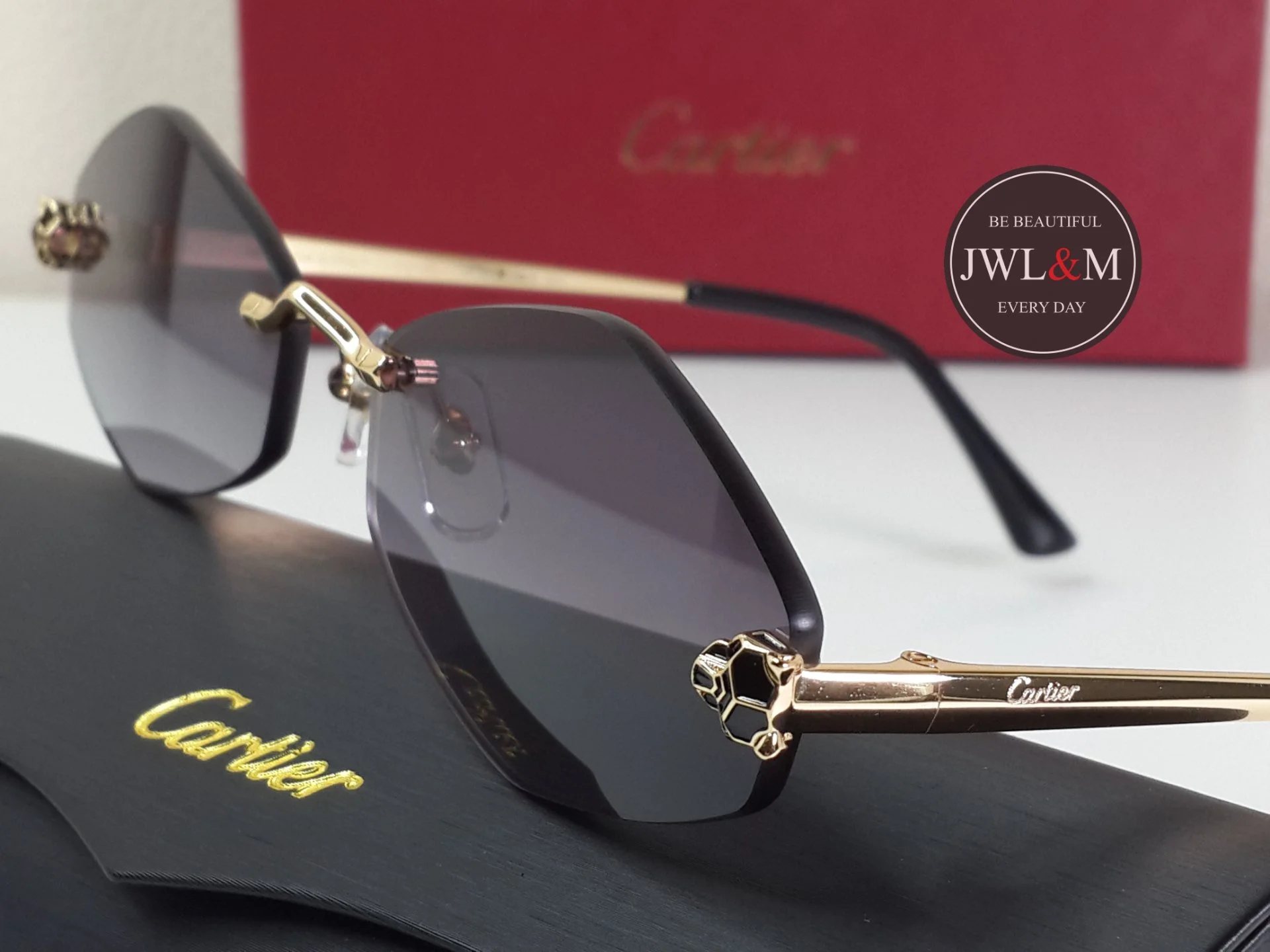 Солнцезащитные очки Cartier Panthere - миниатюра 4