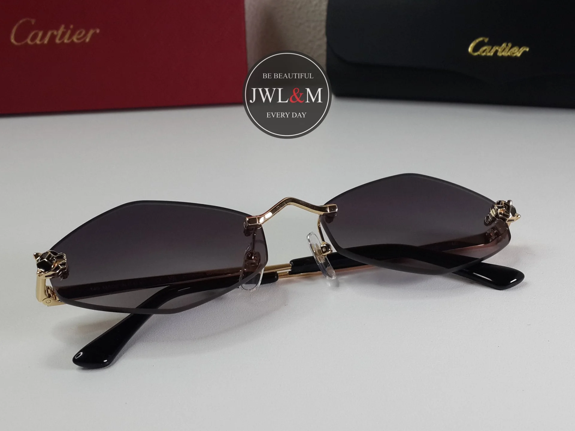 Солнцезащитные очки Cartier Panthere - миниатюра 8