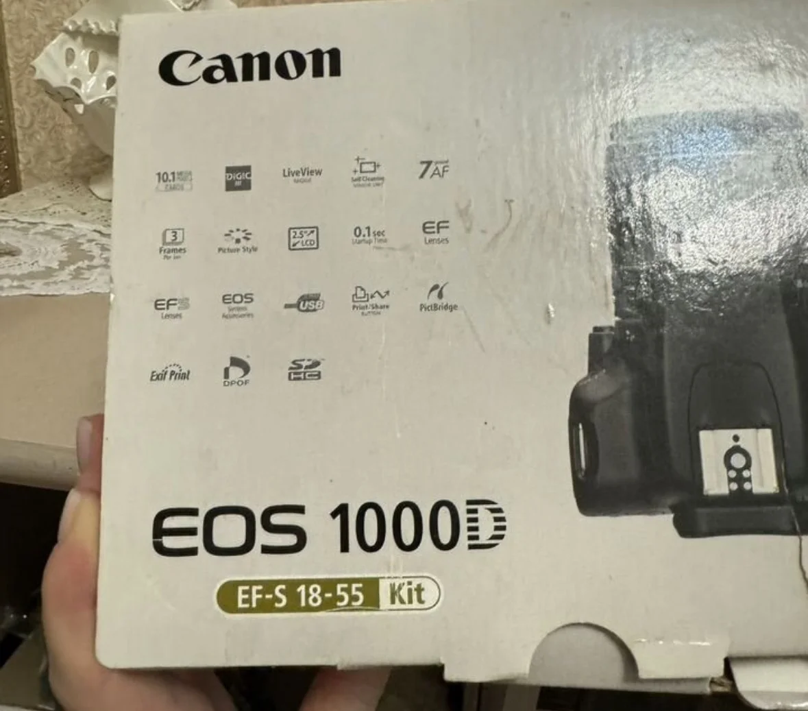 Фотоаппарат canon eos 1000d - миниатюра 5