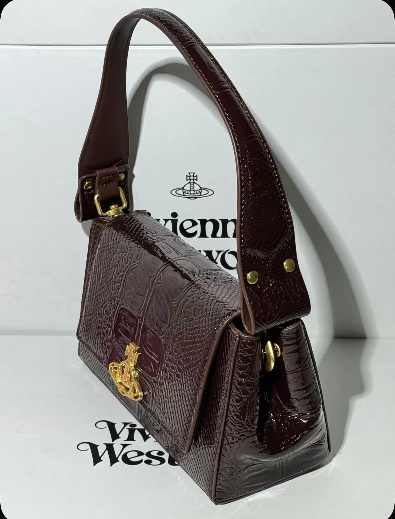 Сумка кожаная vivienne westwood - миниатюра 2