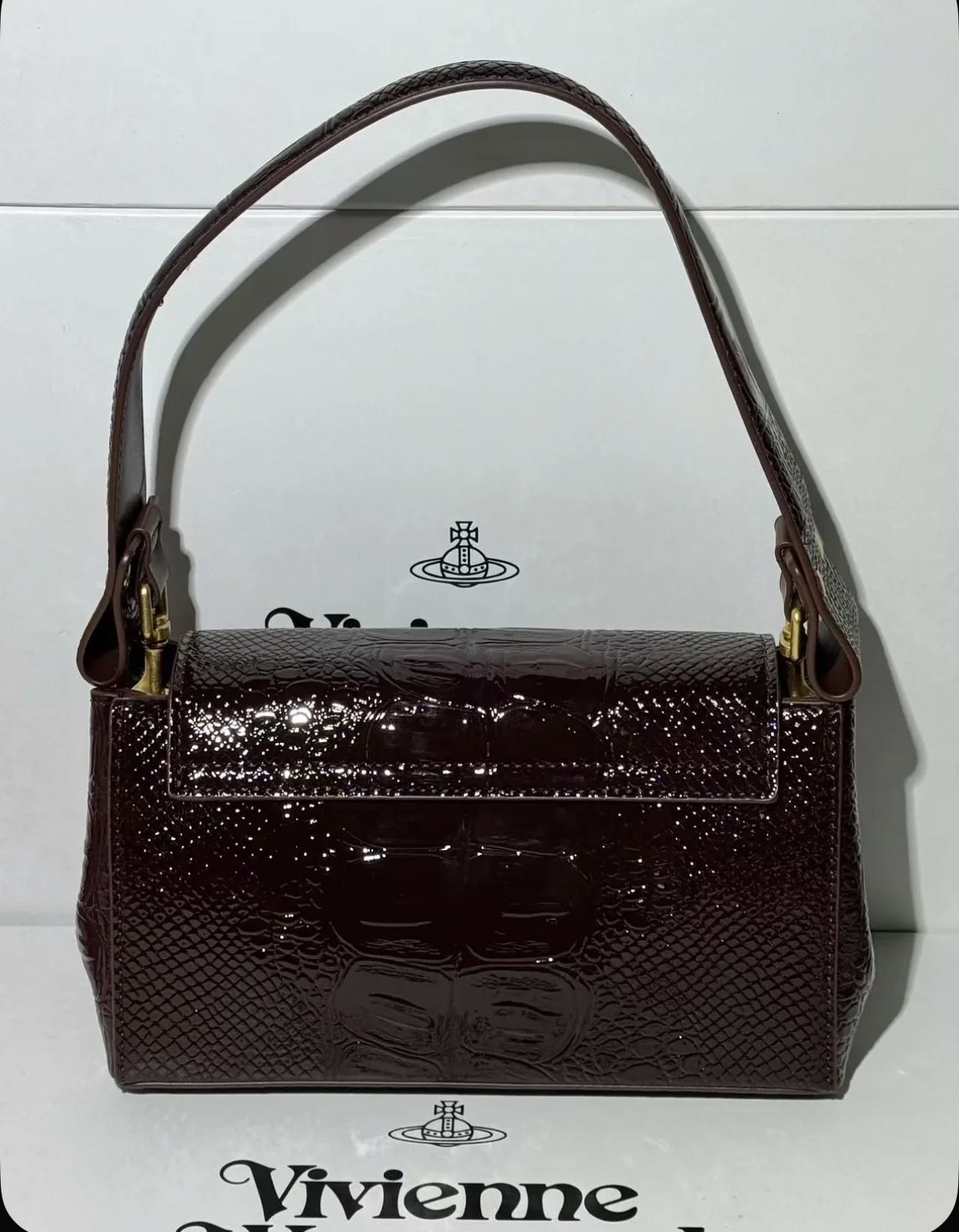 Сумка кожаная vivienne westwood - миниатюра 3
