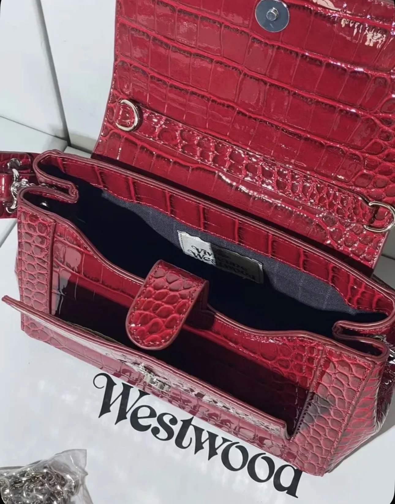 Сумка кожаная vivienne westwood - миниатюра 9