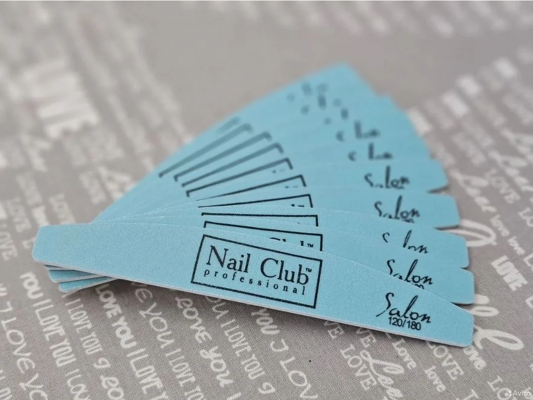 Пилки для маникюра Nail Club 120/180 10шт - миниатюра 4