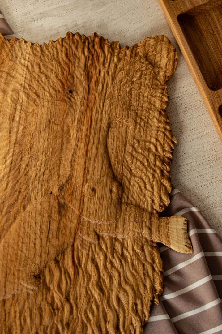 Резное панно из цельного дуба - миниатюра 6