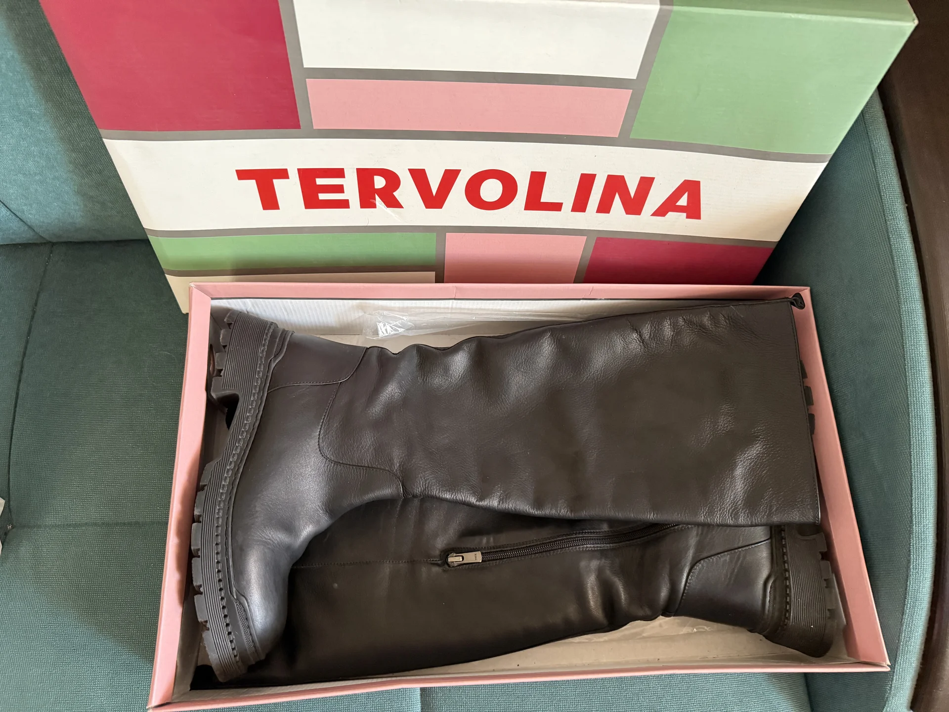 Сапоги ботфорты женские Tervolina 38 39 - миниатюра 9