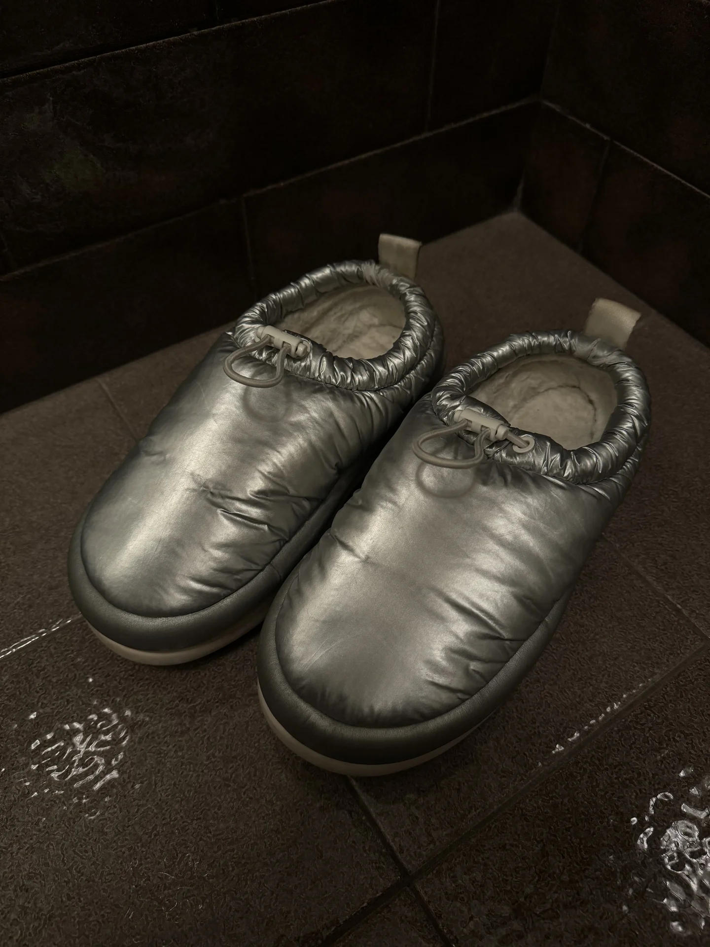 Ugg серебрянные на платформе - миниатюра 2