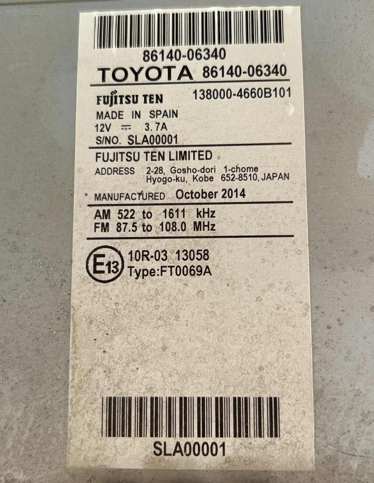 Магнитола на TOYOTA Camry 55 - миниатюра 3