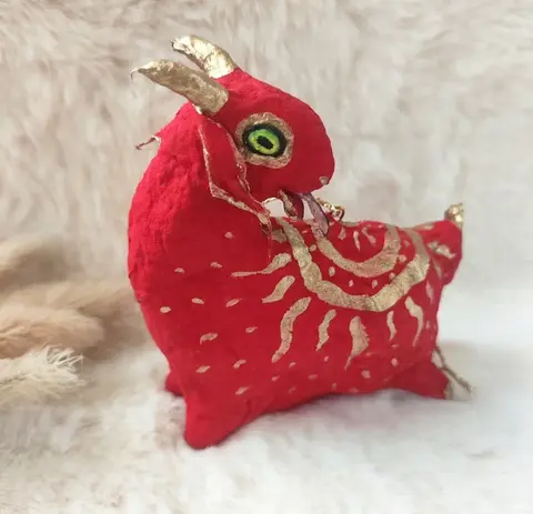 Ватная игрушка Коза