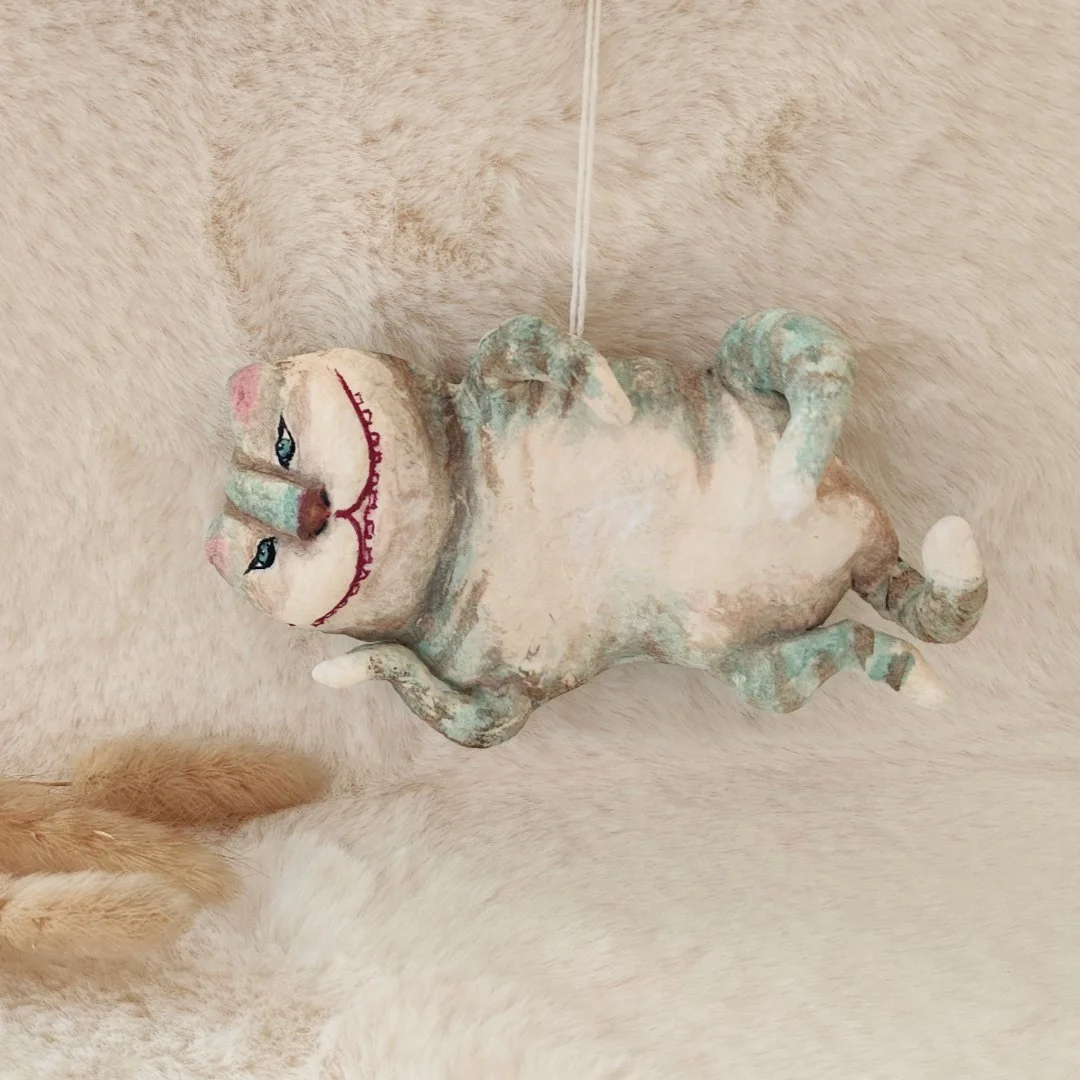 Ватная игрушка Чеширский кот - миниатюра 2