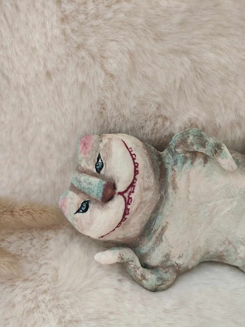 Ватная игрушка Чеширский кот - миниатюра 4