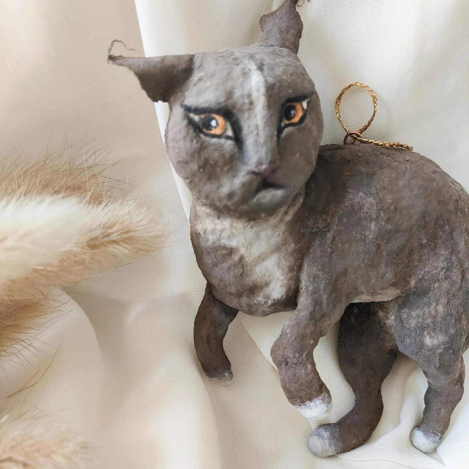 Ватная игрушка Кот - миниатюра 2