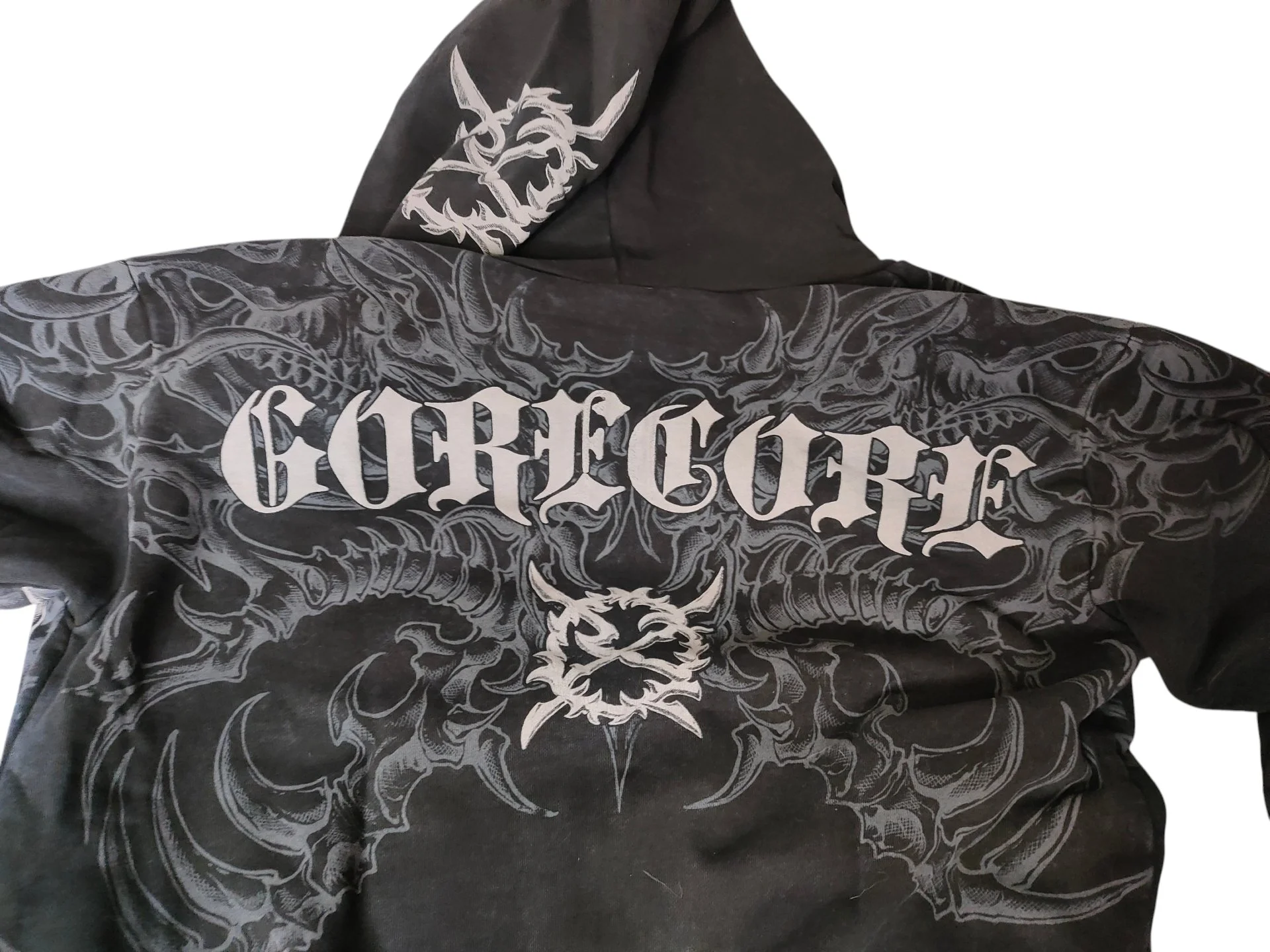 Ken Carson Affliction gorecore зип худи оригинал - миниатюра 4