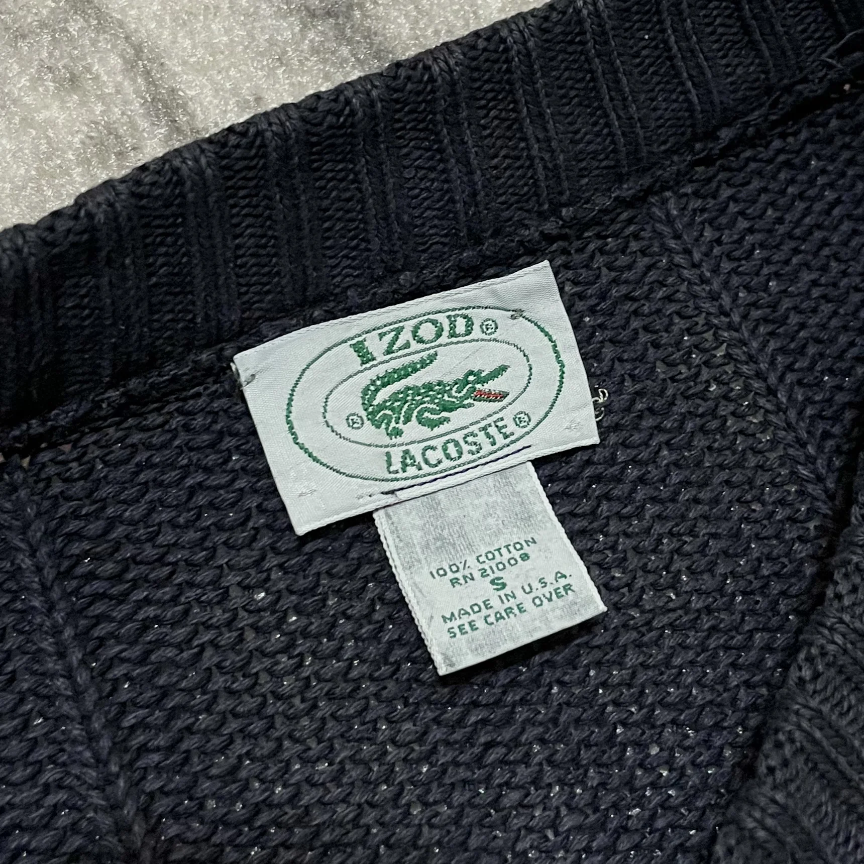 Свитер Lacoste Izod Винтаж Оригинал - миниатюра 6