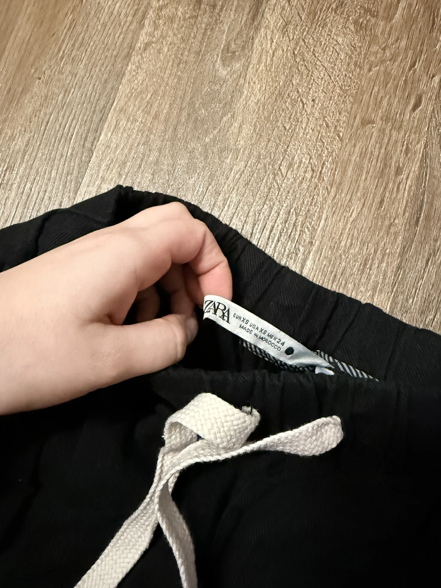 Брюки черные Zara mom - миниатюра 2