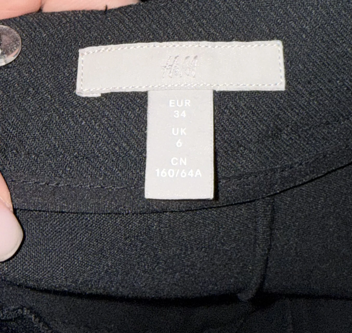 Юбка карандаш черная H&M - миниатюра 3