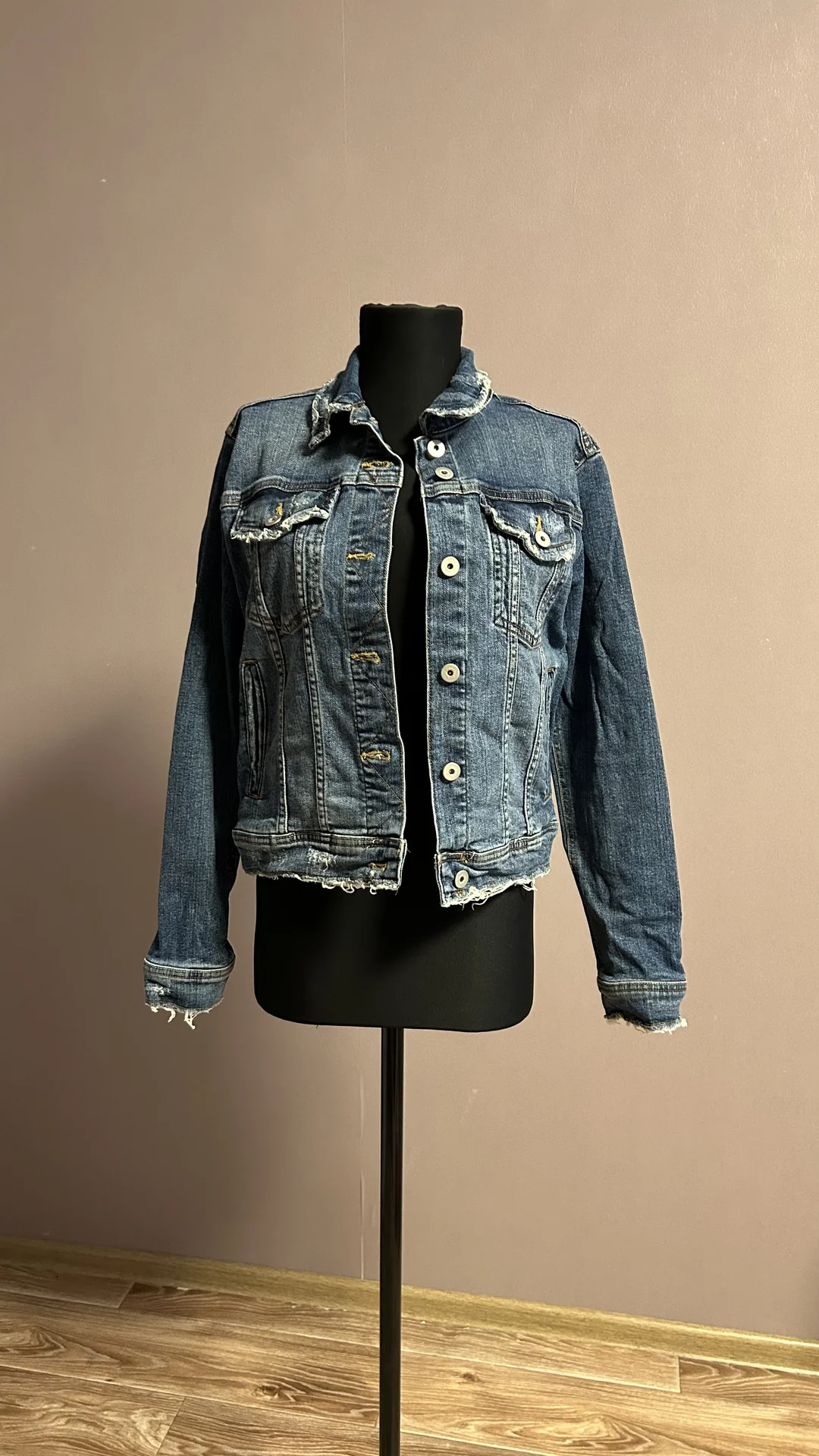 Куртка джинсовая Zara M - миниатюра 3