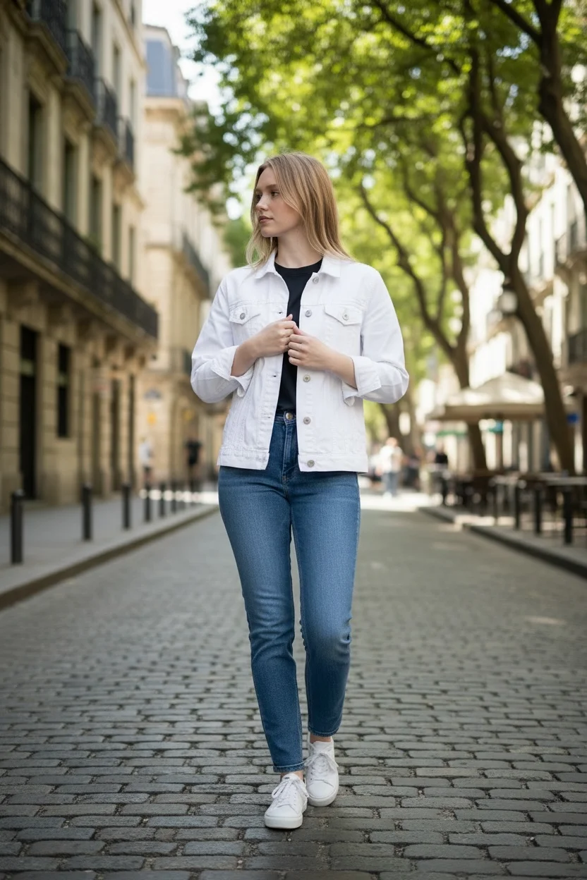 Куртка джинсовая Uniqlo S - изображение 1