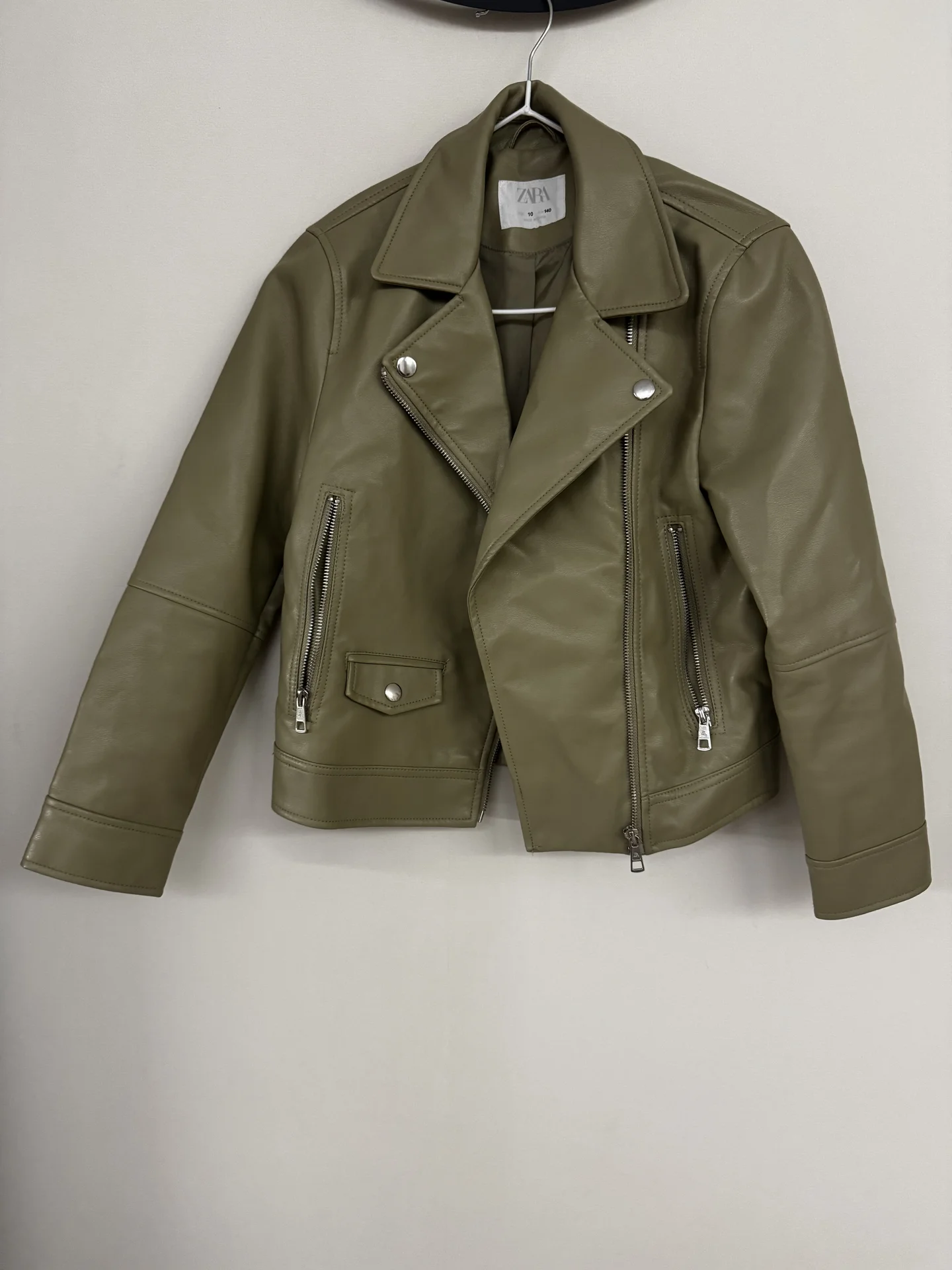Куртка кожаная Zara, 140 - изображение 1