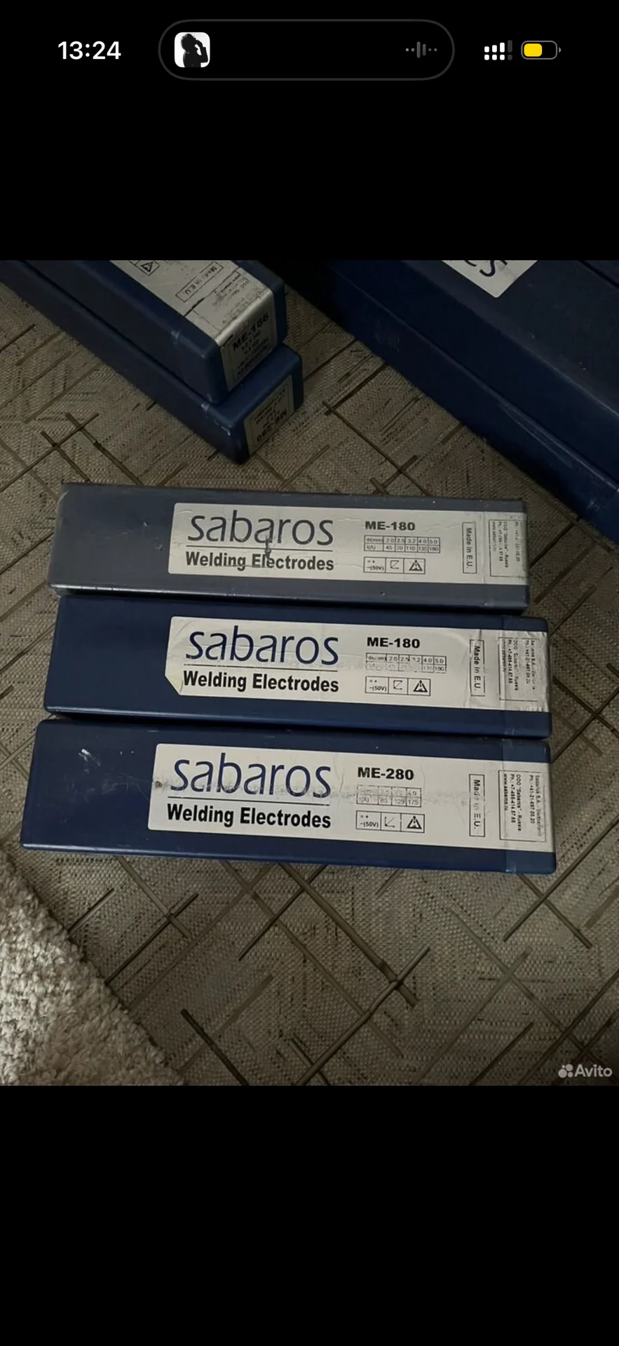 Электроды sabaros me166, me 280 - изображение 1