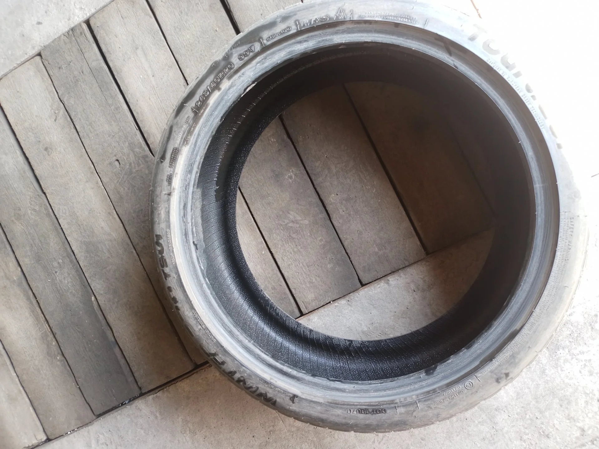 Продам резину 245/40 R 20 Tourador Winter Pro TSU1 - миниатюра 4