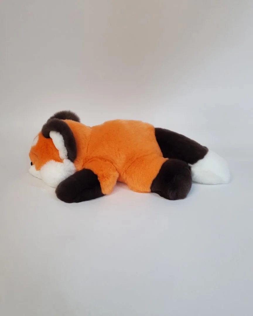Меховая игрушка Лисенок из натурального меха - миниатюра 4