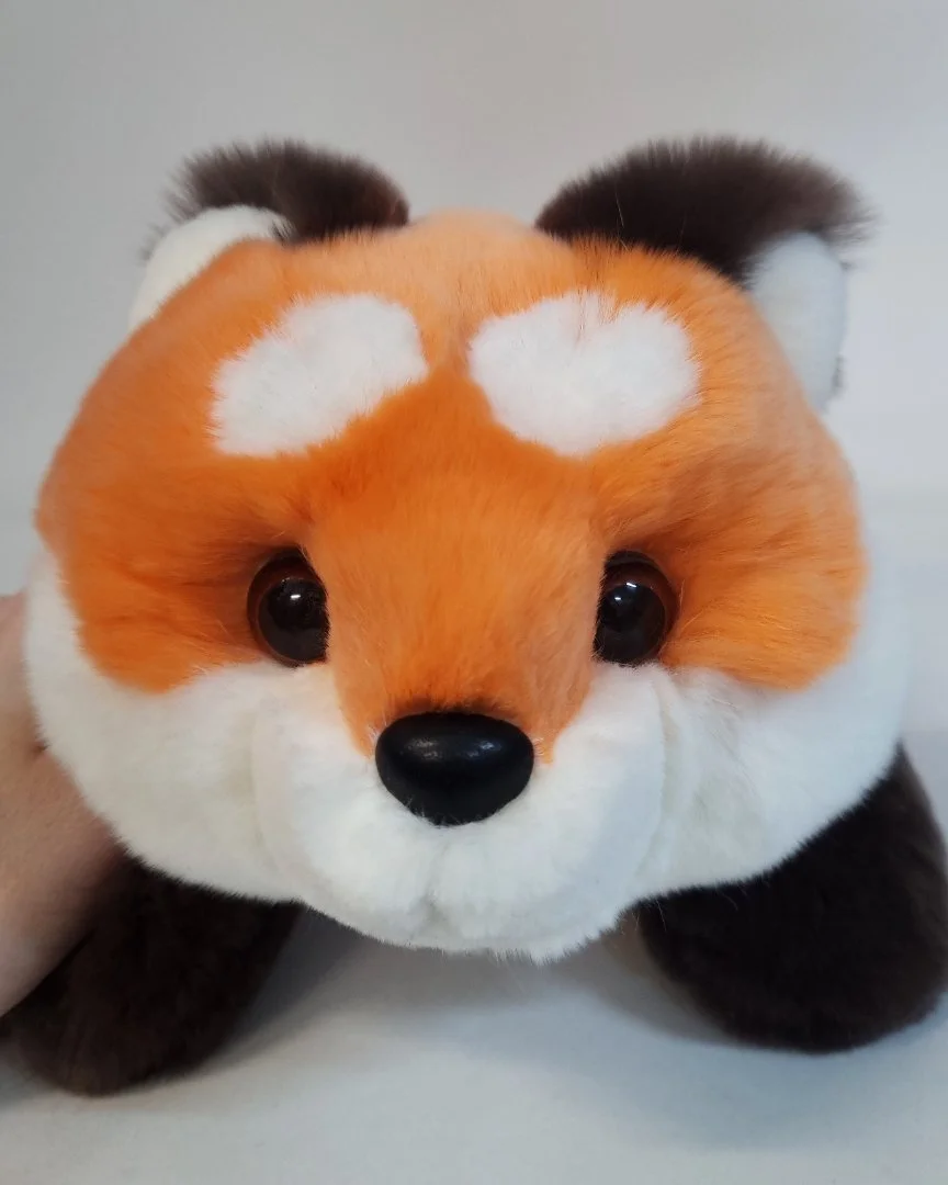Меховая игрушка Лисенок из натурального меха - миниатюра 6