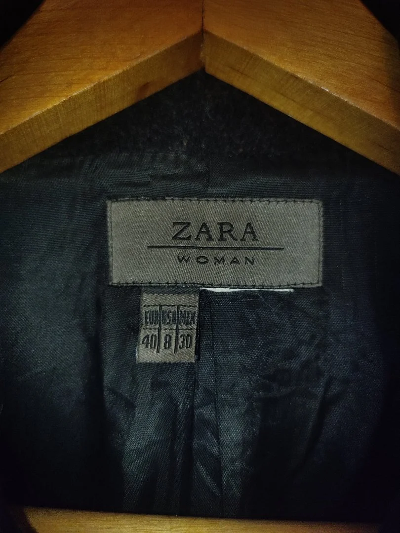 Пальто Zara шерсть-кашемир - миниатюра 3