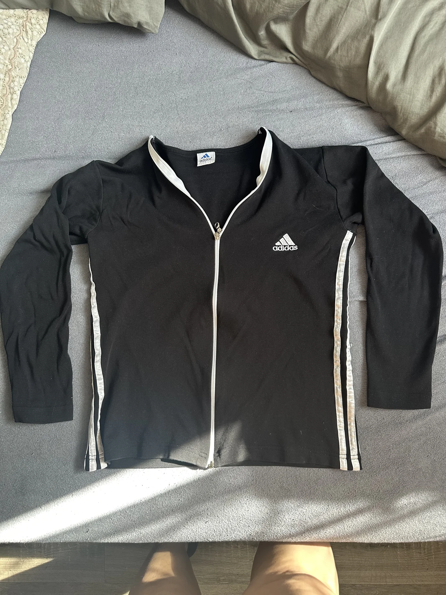 Зипка Adidas y2k оригинал размер L - миниатюра 2