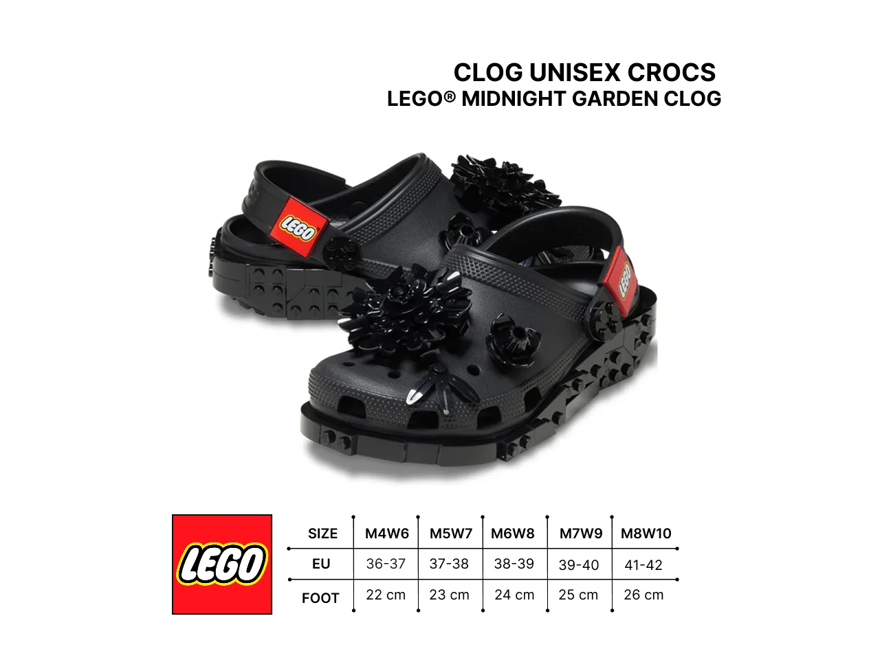 Unisex Crocs x Lego Midnight Garden clog - изображение 1