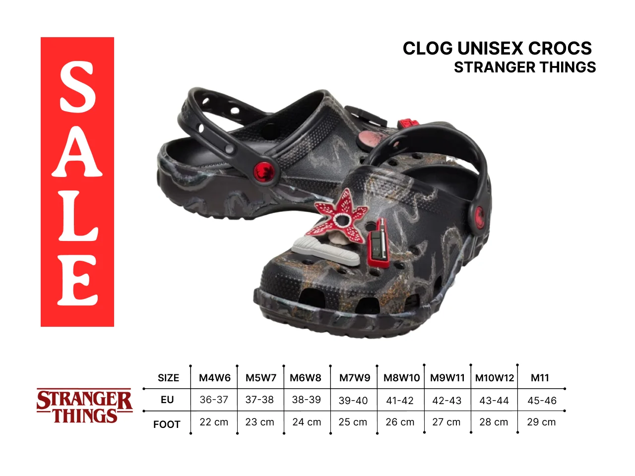 Unisex Crocs x Stranger Things clog - изображение 1