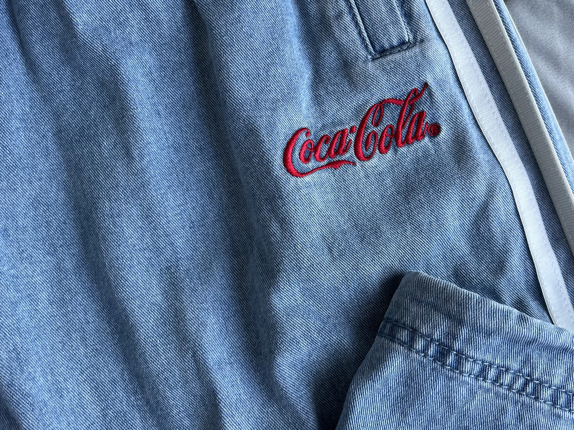 Джинсовые штаны Adidas x Coca-Cola XS-XL - миниатюра 7