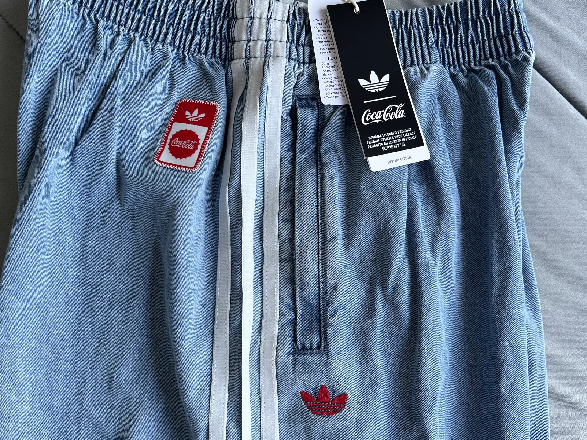 Джинсовые штаны Adidas x Coca-Cola XS-XL - миниатюра 12