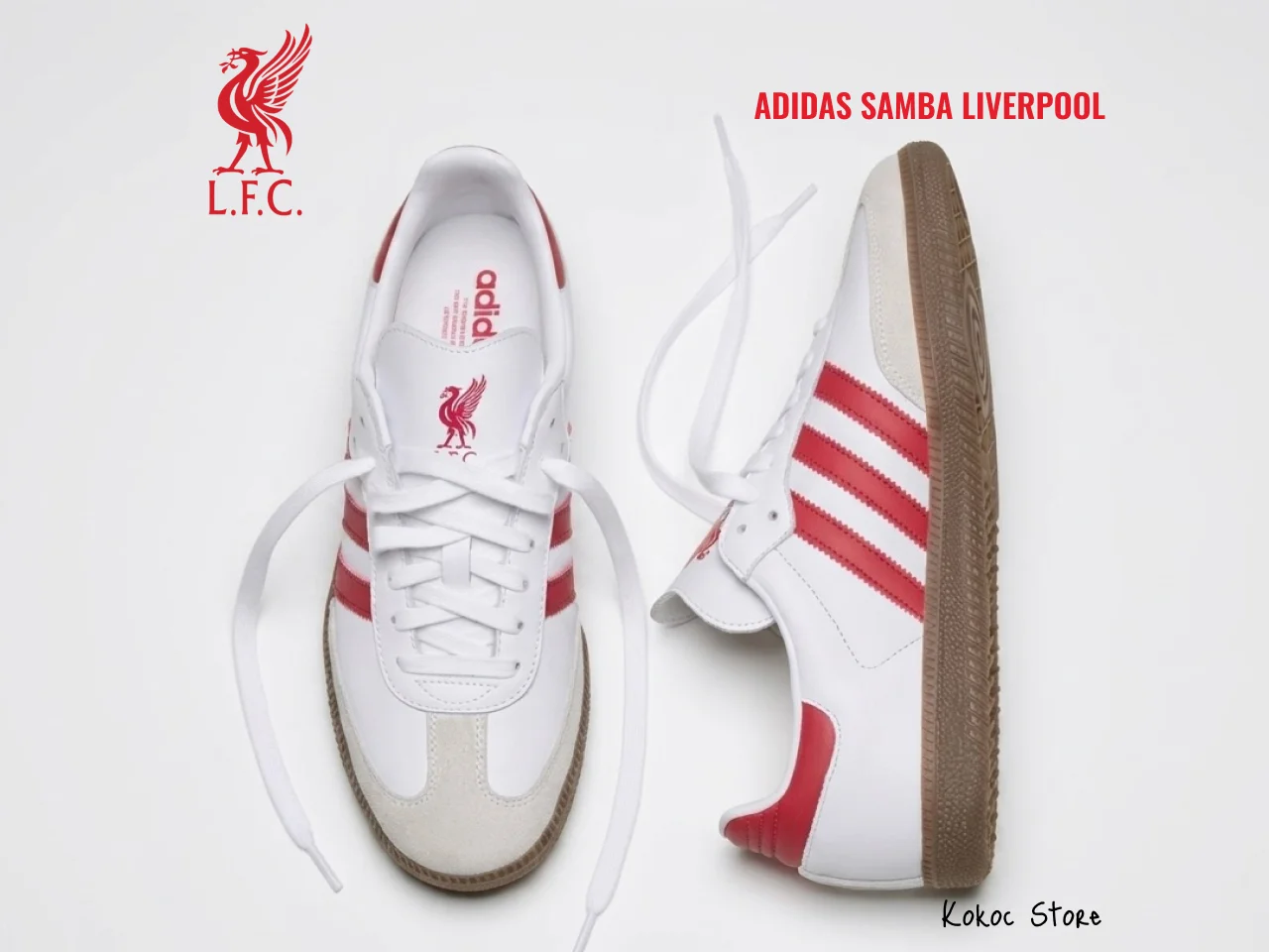 Кеды Adidas Samba Liverpool FC Unisex - миниатюра 2