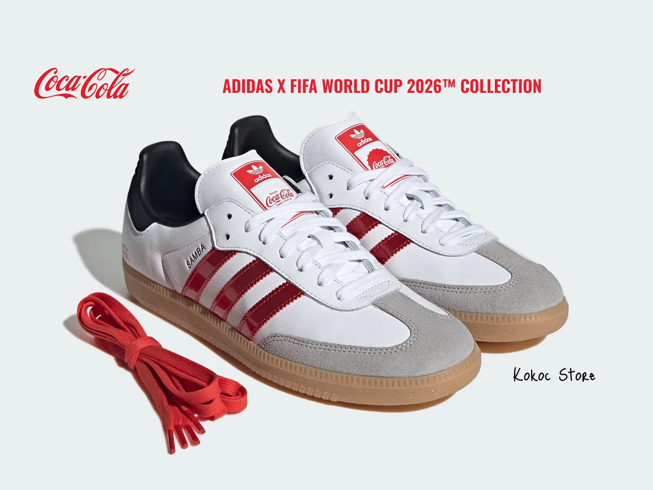 Adidas x Coca - Cola Samba OG Size 36-46 - изображение 1