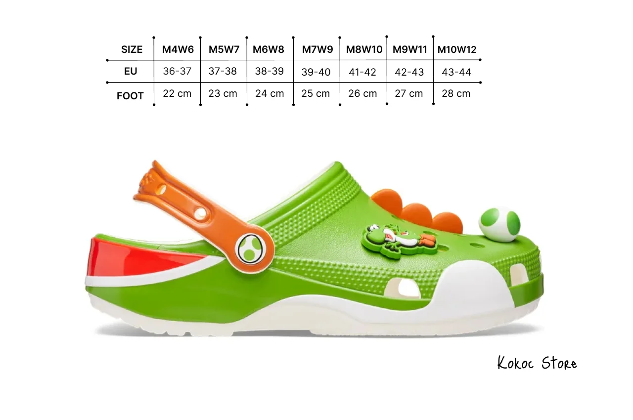 Crocs Mario Yoshi Classic Clog - миниатюра 2