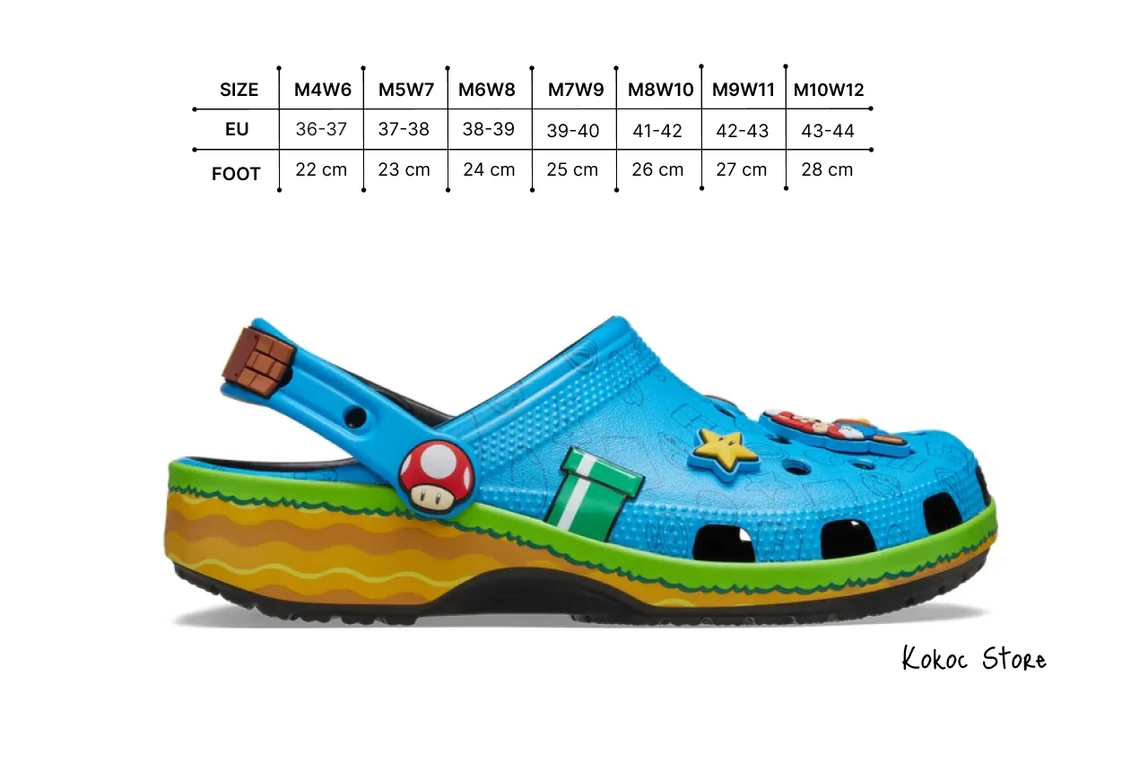 Crocs Mario Core Classic Clog - миниатюра 2