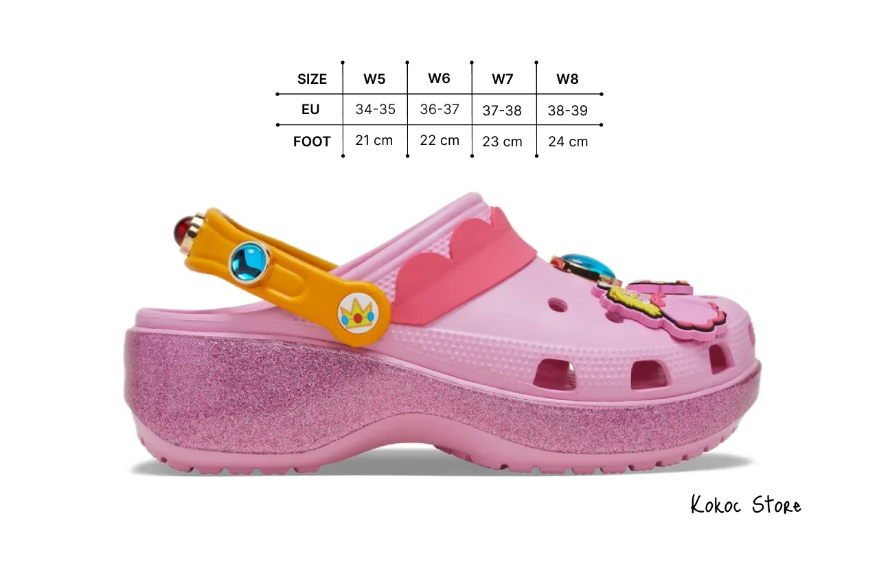 Crocs Mario Princess Peach - миниатюра 2