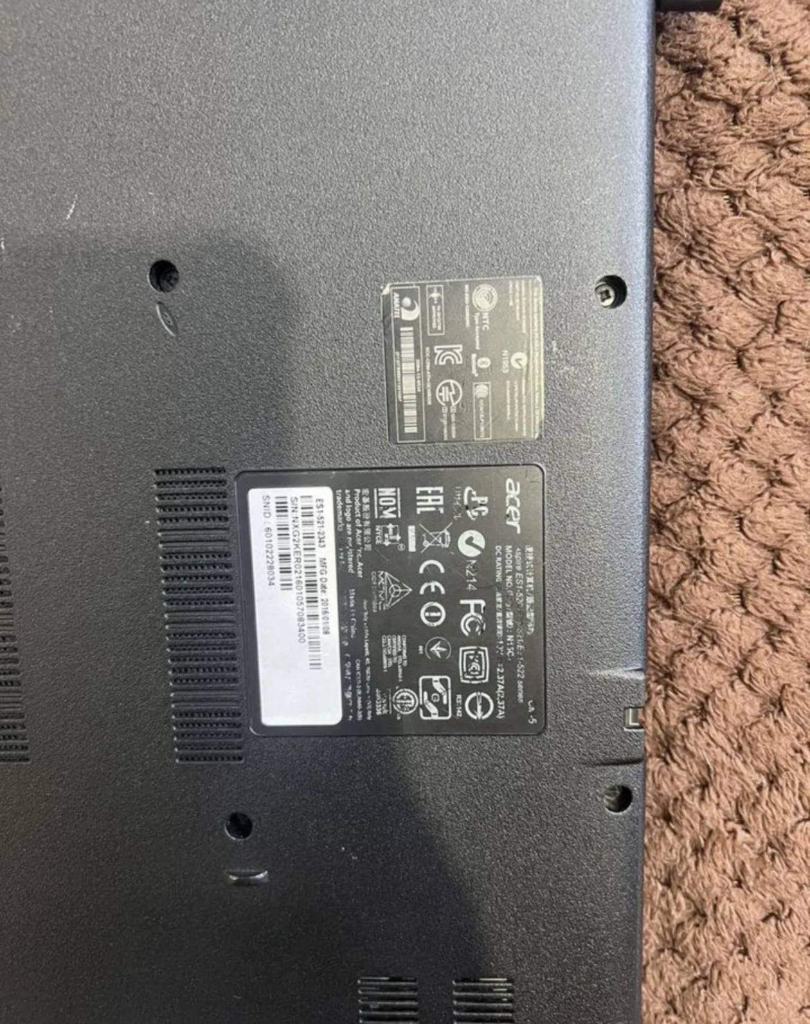 Ноутбук Acer Aspire ES1-520 - миниатюра 5
