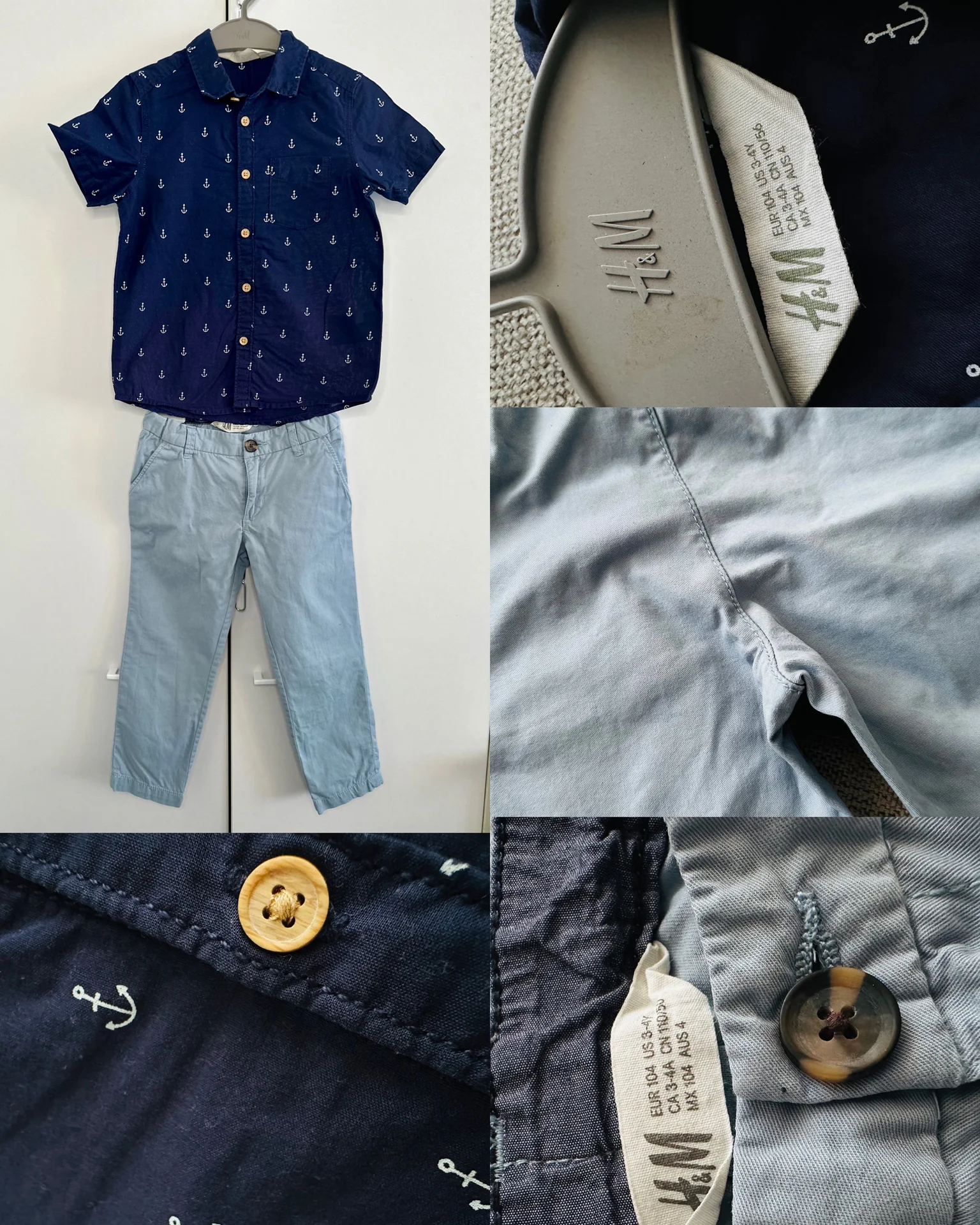 Комплект одежды H&M для мальчика р.104 (3-4 года) - изображение 1