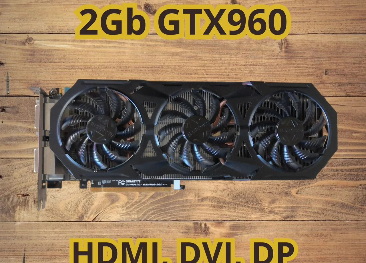 Видеокарта 2Gb - GeForce GTX960 - Gigabyte - изображение 1