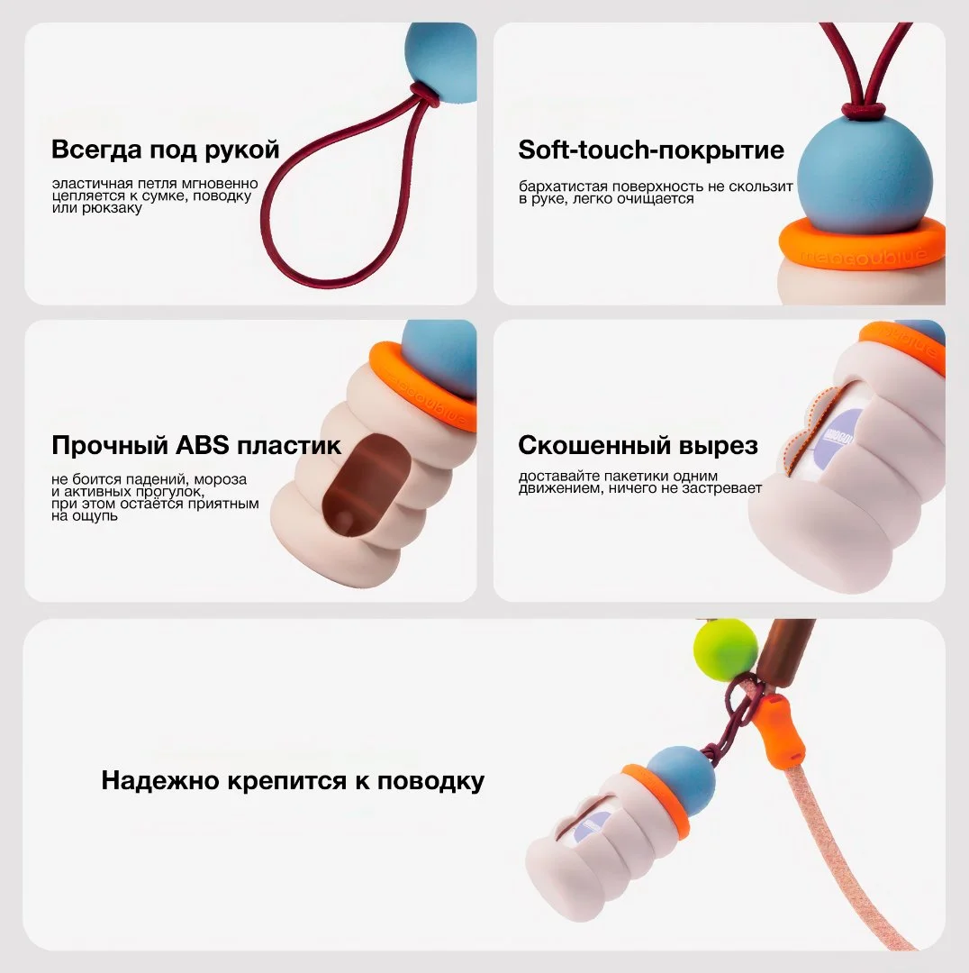 Контейнер держатель пакетов для выгула собак - миниатюра 6