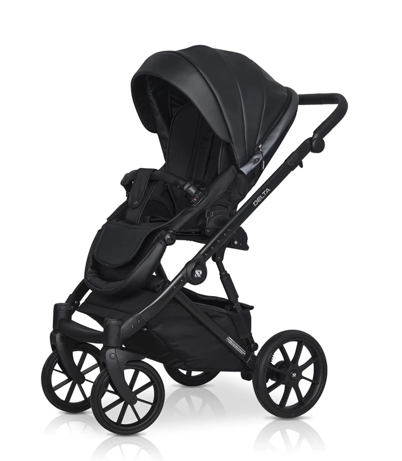 Коляска riko basic delta 2 В 1 цвет 15 black - миниатюра 3