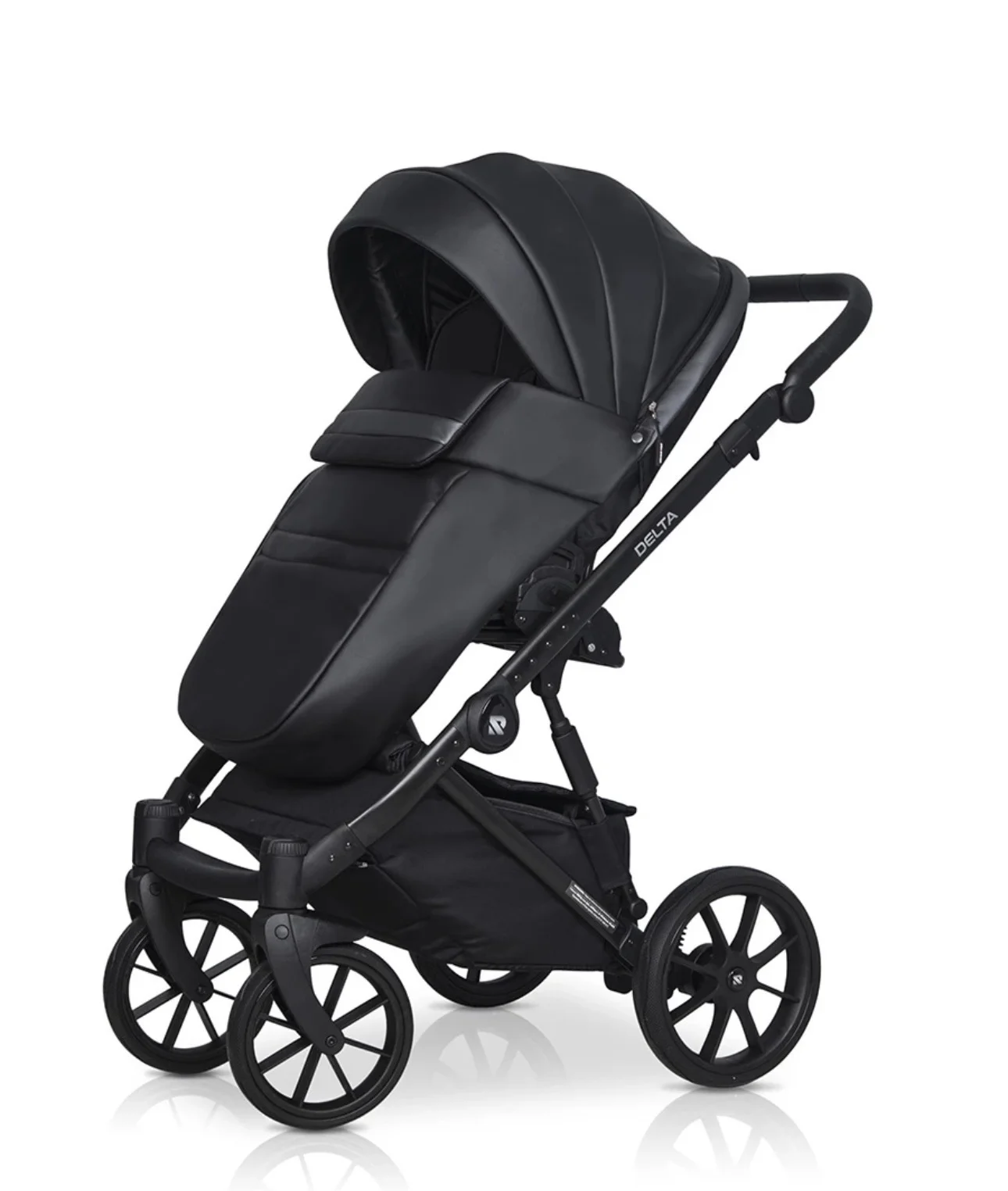 Коляска riko basic delta 2 В 1 цвет 15 black - миниатюра 6