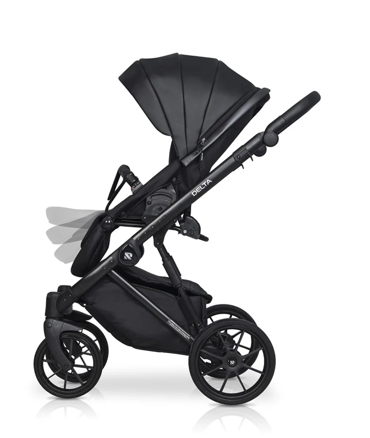 Коляска riko basic delta 2 В 1 цвет 15 black - миниатюра 9