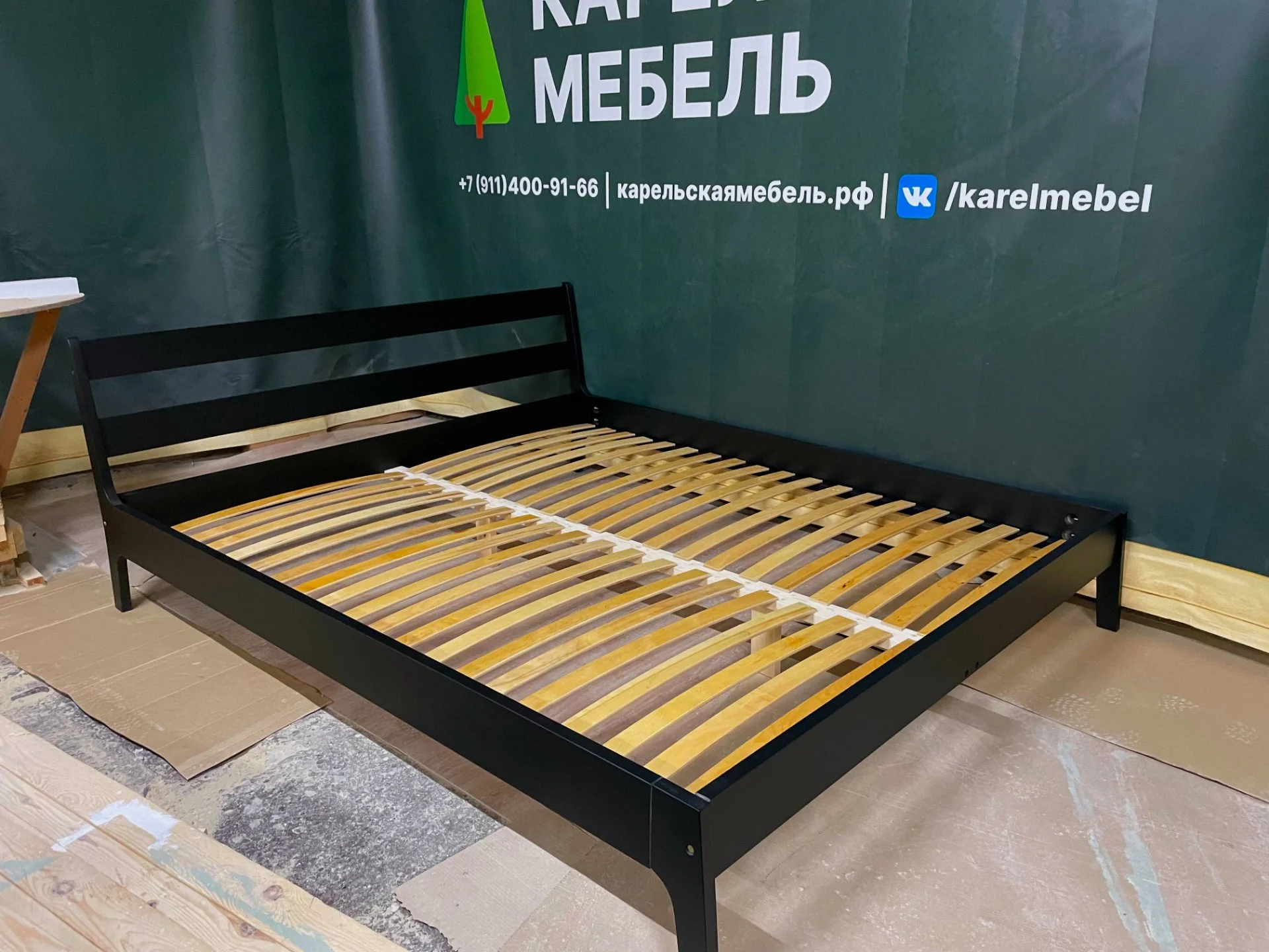 Кровать двуспальная из массива Италия - миниатюра 5