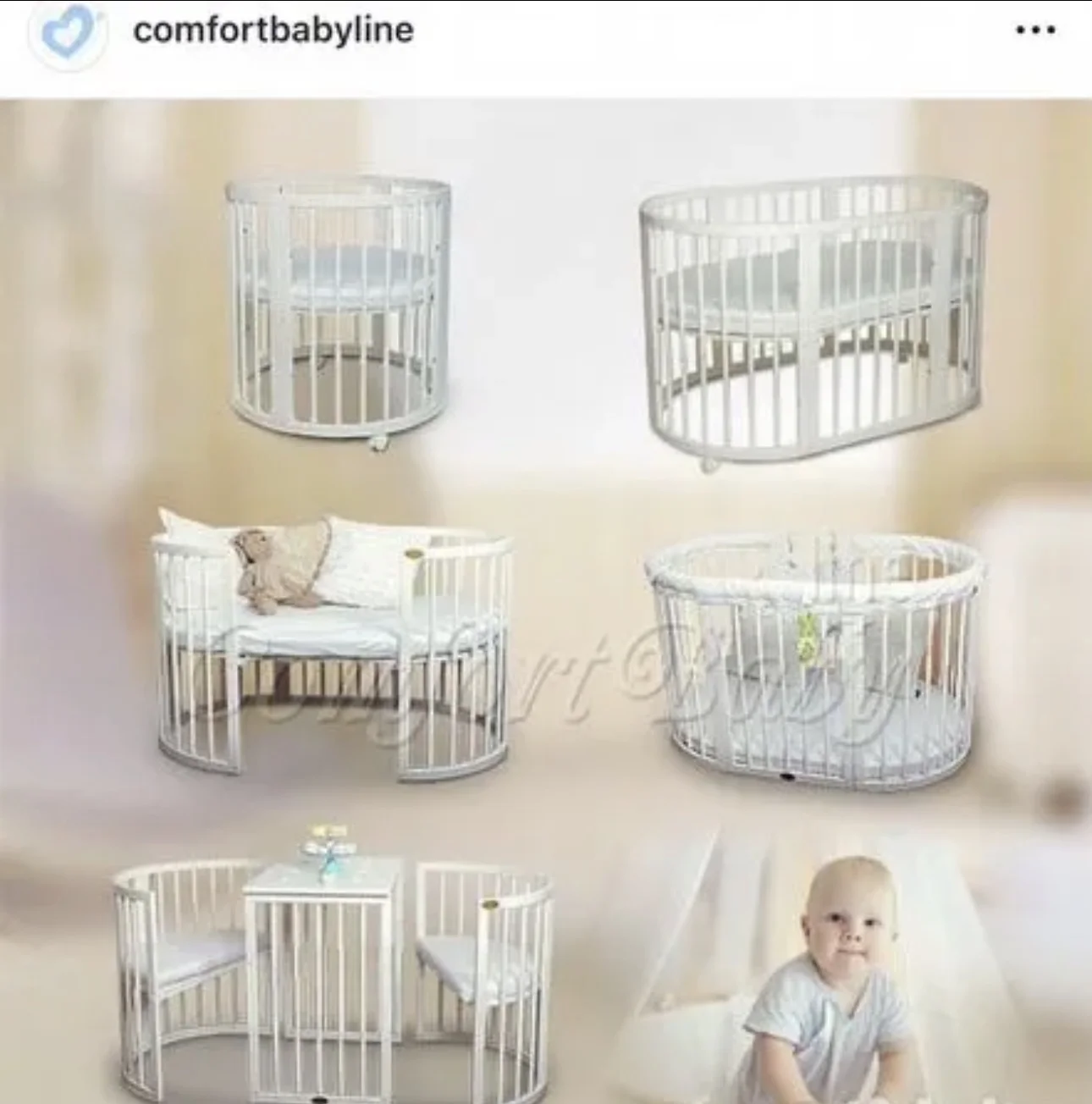 Кроватка-трансформер ComfortBaby 6в1 - миниатюра 3